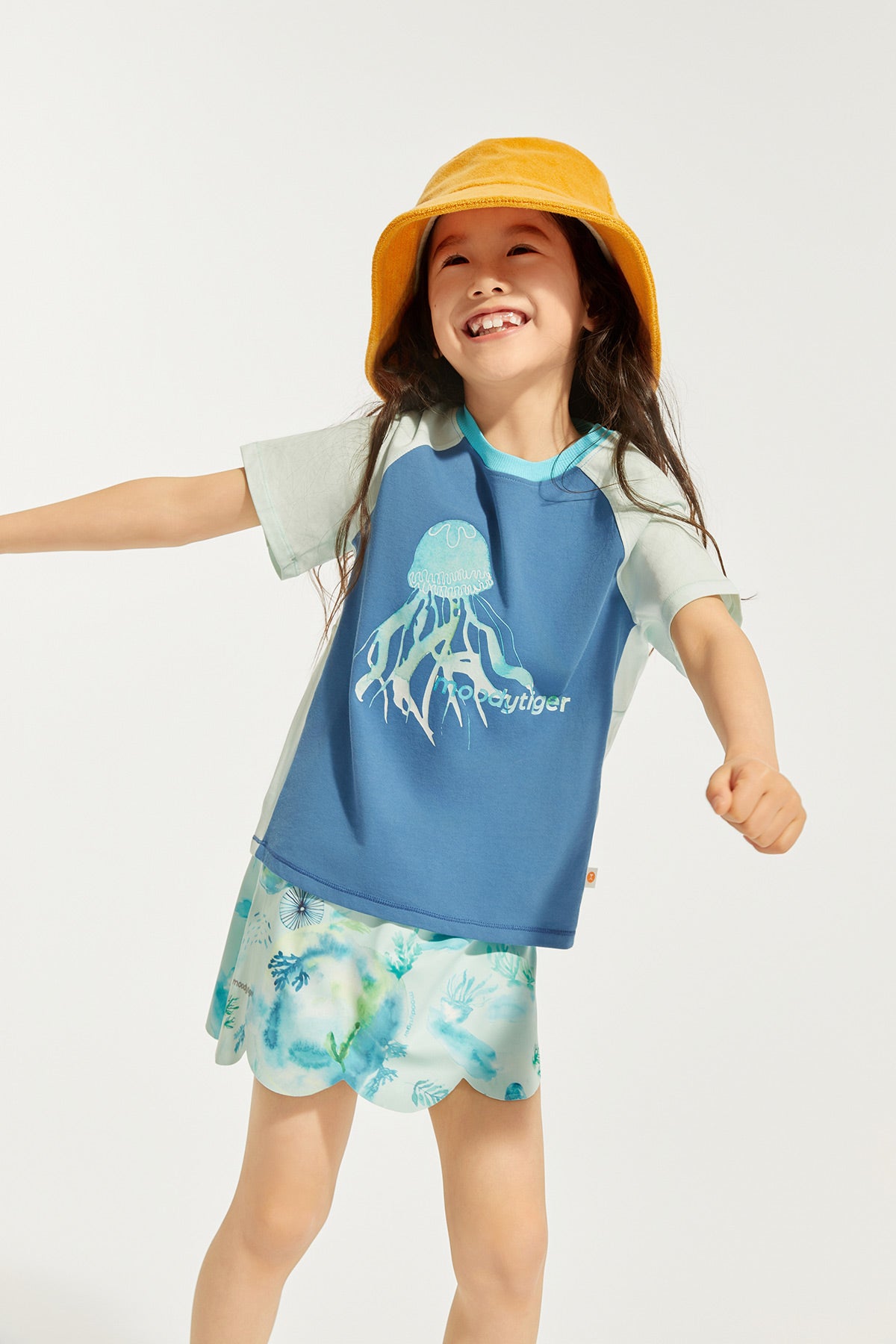 Petal Skirt **Undersea Fairy Cyan**