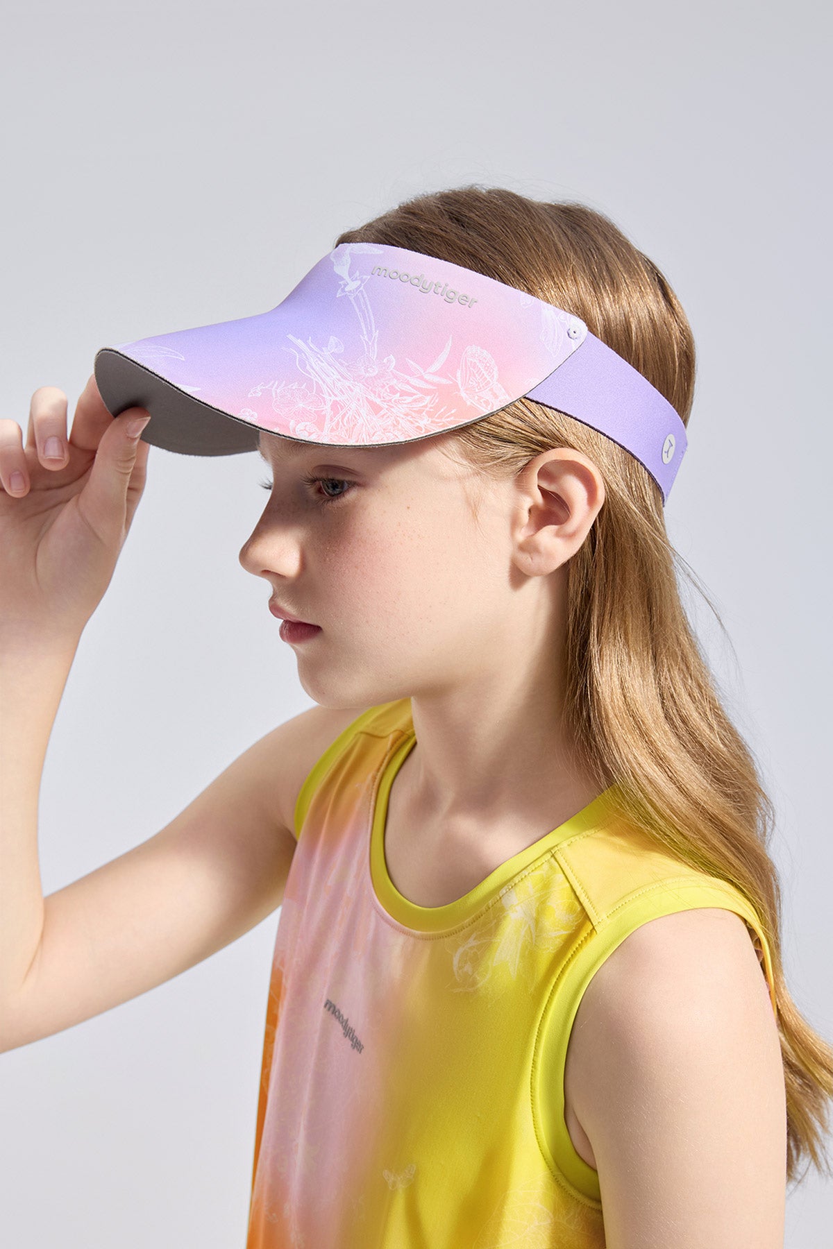 3D Foldable Visor **Gradient Buzz Orange**