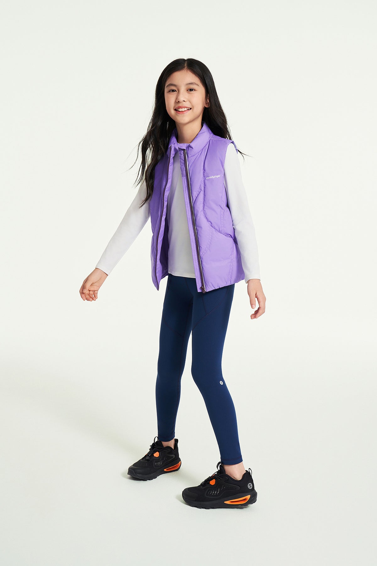 Quilted Down Vest **Jacaranda**